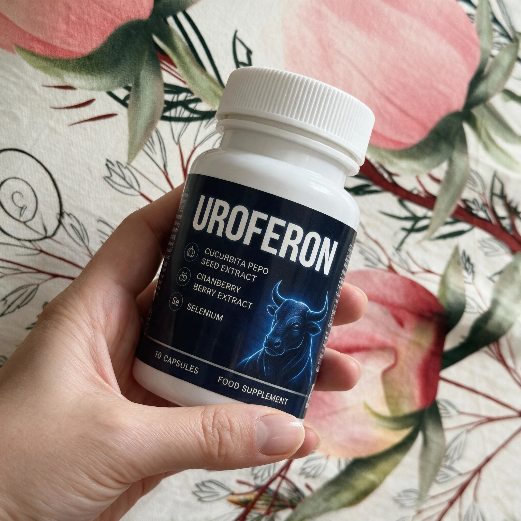 Bote de Uroferon recién entregado